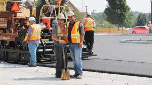 дорожный работник в Европе