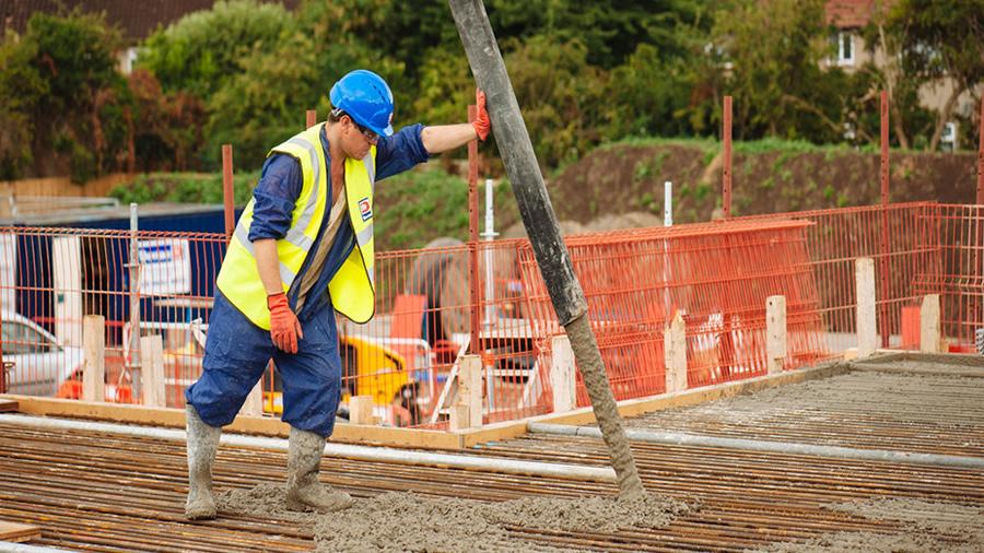 Бетонщик в Прибалтике