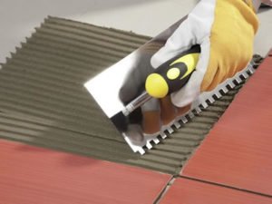 Работа для плиточника внутри помещения