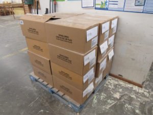 Офіційне працевлаштування на склад харчових продуктів в Литві. Продукцію в коробках укладати на піддон. Оплата праці 800-1500 € / місяць.