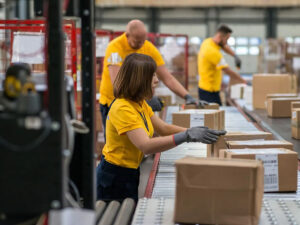 Работа для мужчин и женщин на складе